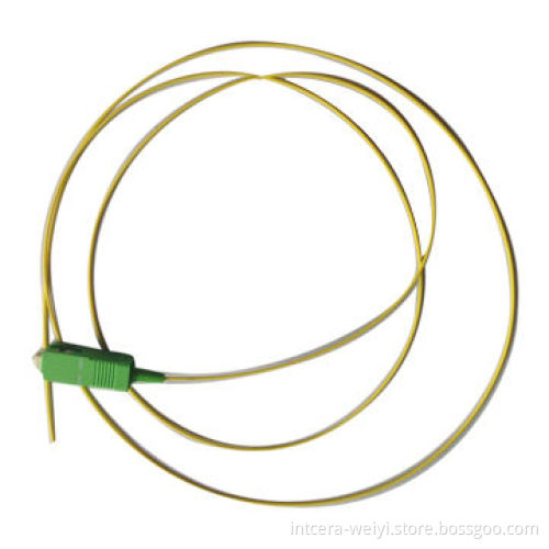 1M 0.9mm SC/APC SM 9/125 Pigtail LSZH Yellow TightBuffered cable